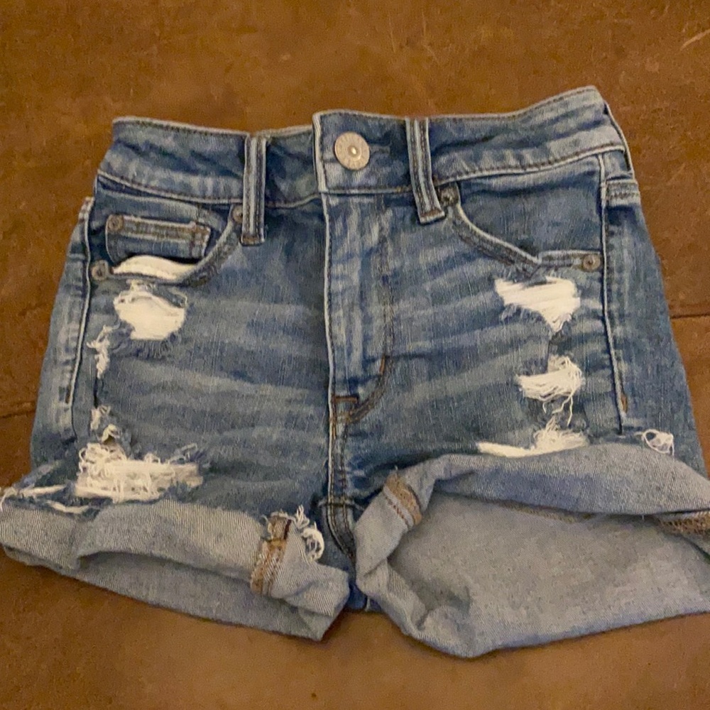 American Eagle jean shorts size 00